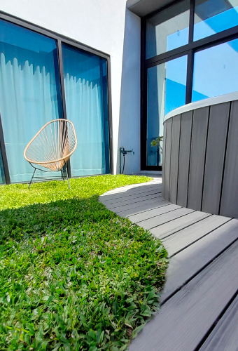 Terraza jardin 6040 sistema fleje deck sedum